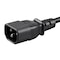 Monoprice Power Cord IEC 60320 C14 to IEC 60320 C5_ 18AWG_ 10A_ 3-Prong_ Blk_6ft 27317 - alternate 4